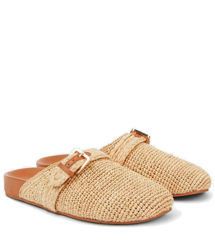 Photo: Clergerie Quinta raffia mules