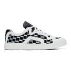 Pierre Hardy White and Black Cube Perspective 104 Sneakers