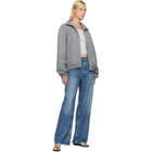 AGOLDE Blue Low Slung Baggy Jeans
