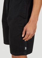 Brushed Beach Shorts in Black