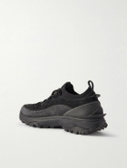 Moncler - Trailgrip Lite 3 Rubber-Trimmed Nubuck and Brushed-Suede Sneakers - Black
