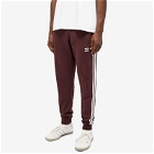 Adidas Men's 3 Stripe Pant in Shadow Brown