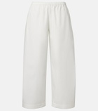 Khaite Roma cotton poplin wide-leg pants