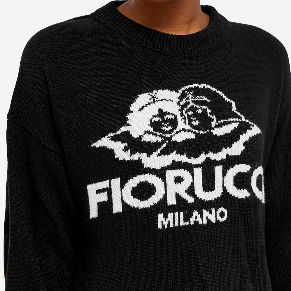 Fiorucci Women's Milano Angels Knit Jumper in Black Fiorucci