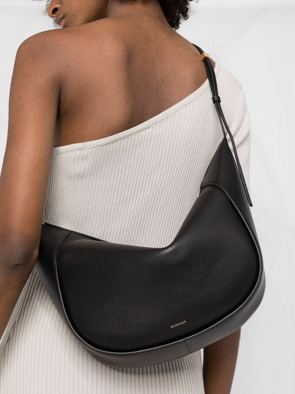 WANDLER - Maggie Leather Shoulder Bag