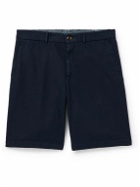 Brunello Cucinelli - Straight-Leg Cotton-Twill Bermuda Shorts - Blue