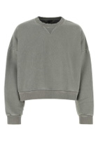 Entire Studios Grey Cotton Oversize Sweatshirt