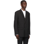 Valentino Black Double-Breasted Blazer