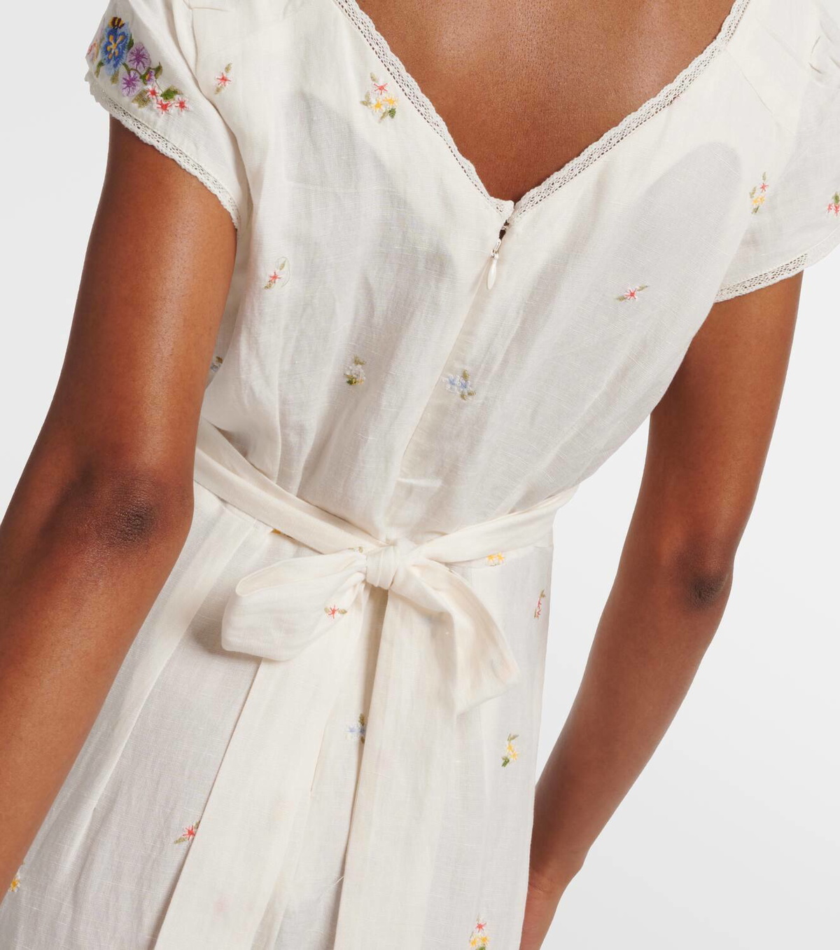 Rixo Carey embroidered maxi dress Rixo