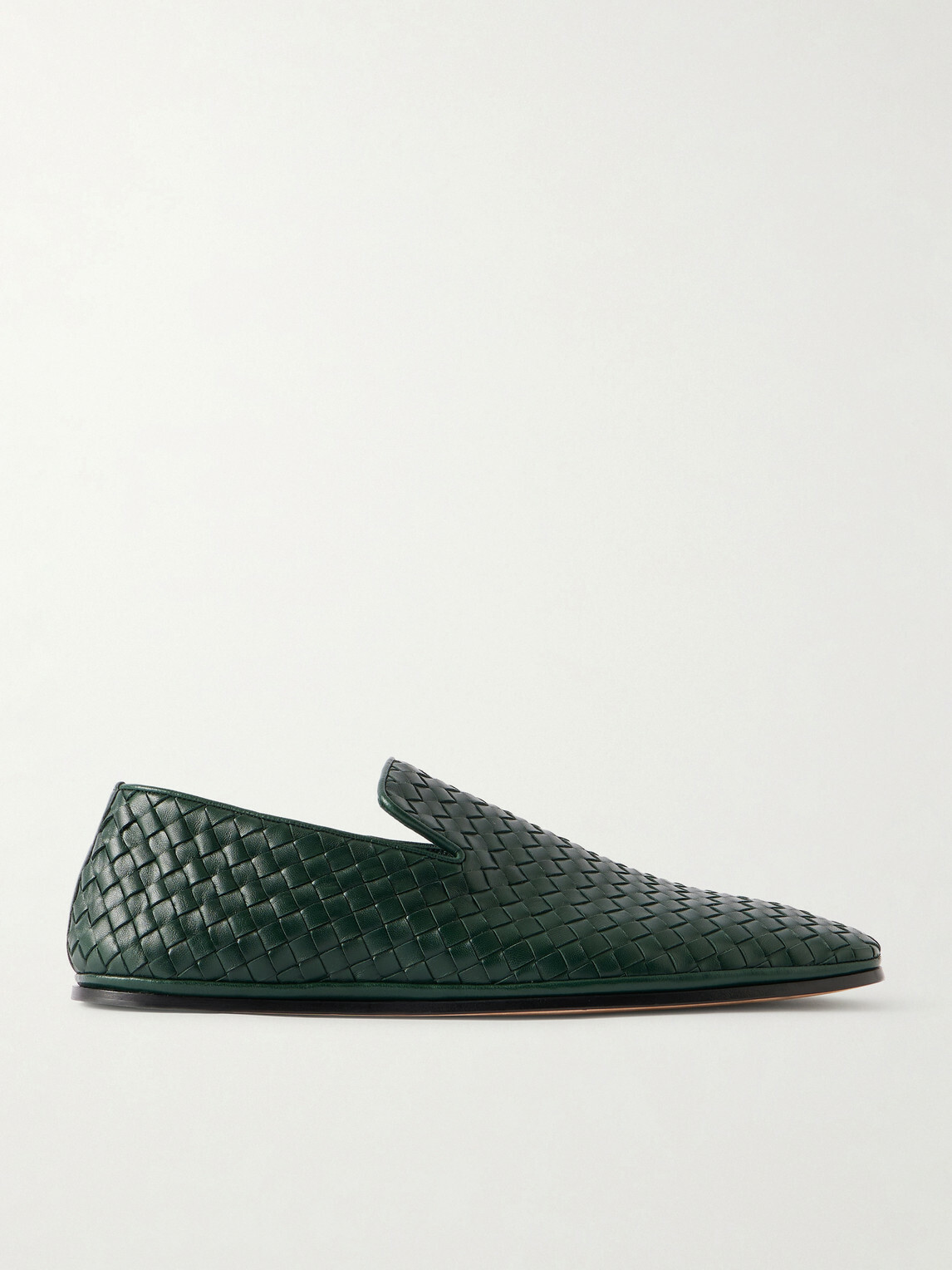 Bottega Veneta - Intrecciato Leather Loafers - Green