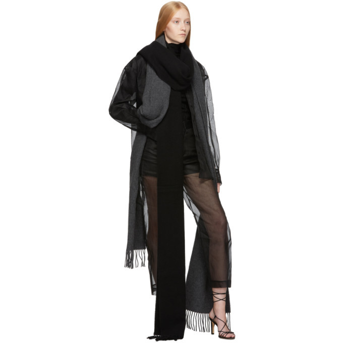 Toteme Black Organza Novara Trousers