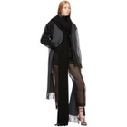 Toteme Black Organza Novara Trousers