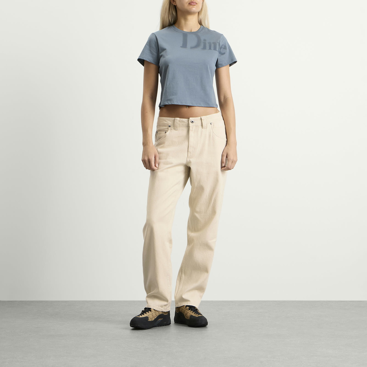 Dime Women's Relaxed Denim Pants in Natural
