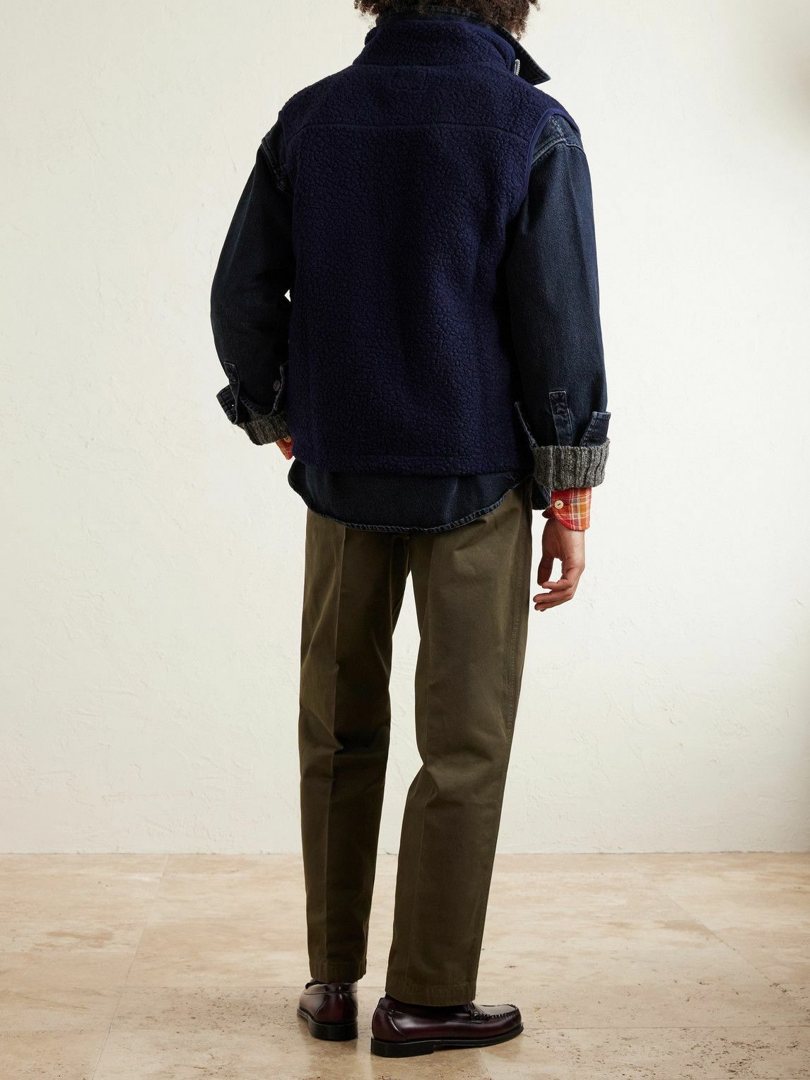 Drake's - HIM Straight-Leg Cotton-Twill Chinos - Green
