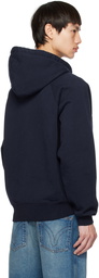 AMI Paris Navy Ami De Cœur Hoodie