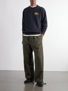 Aimé Leon Dore - Unisphere Logo-Print Cotton-Jersey Sweatshirt - Black
