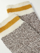Beams Plus - Rag Two-Pack Striped Ribbed-Knit Socks
