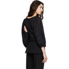 Sandy Liang Black Palisade Blouse