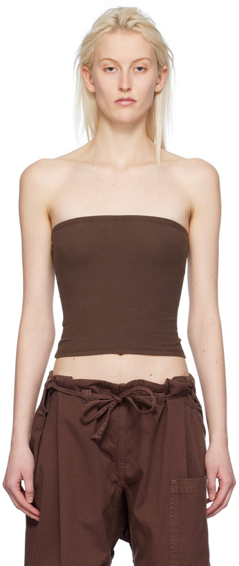 Photo: Gil Rodriguez Brown Convertible Tube Top