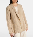 Velvet Lenny linen blazer