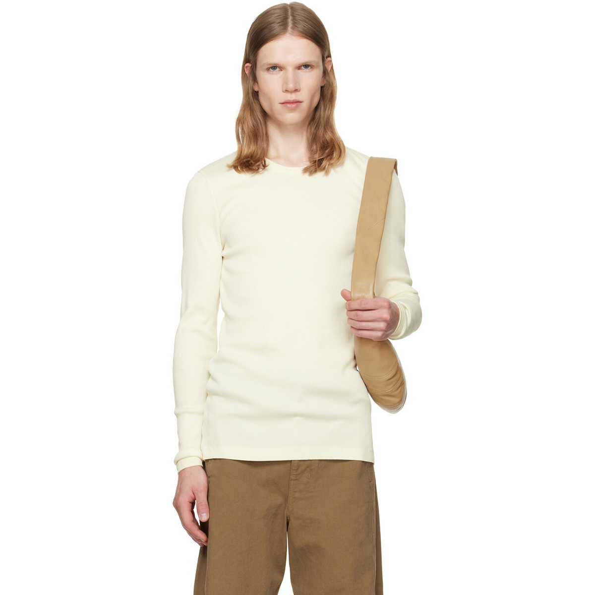 LEMAIRE Off-White Long-Sleeve T-shirt