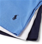 Polo Ralph Lauren - Three-Pack Slim-Fit Cotton-Jersey T-Shirts - Multi