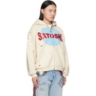 Satoshi Nakamoto Off-White Motoslug Zip Hoodie