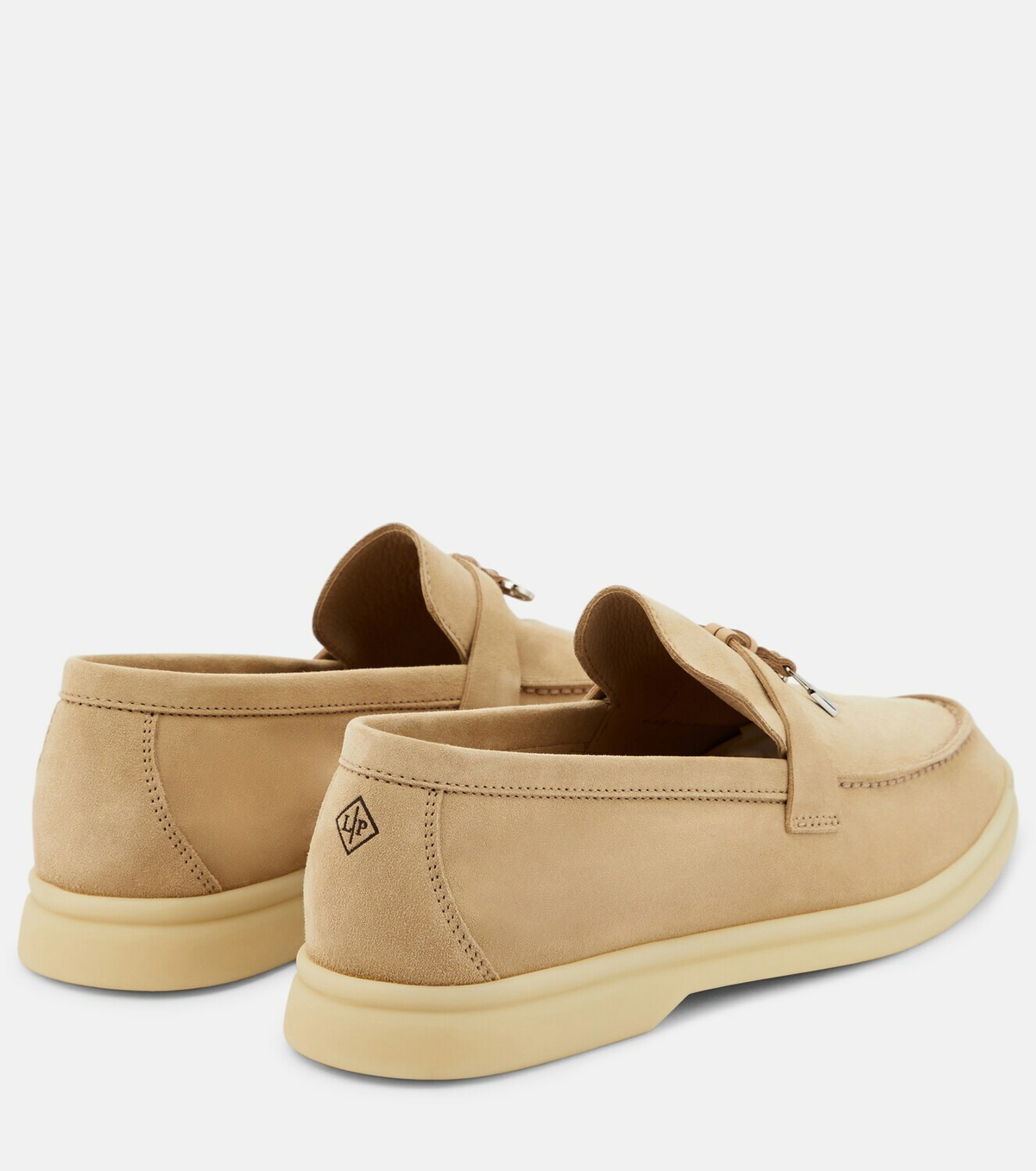 Loro Piana Summer Charms Walk suede loafers