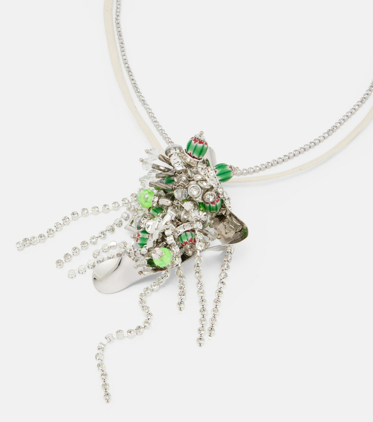 Dries Van Noten Embellished charm necklace