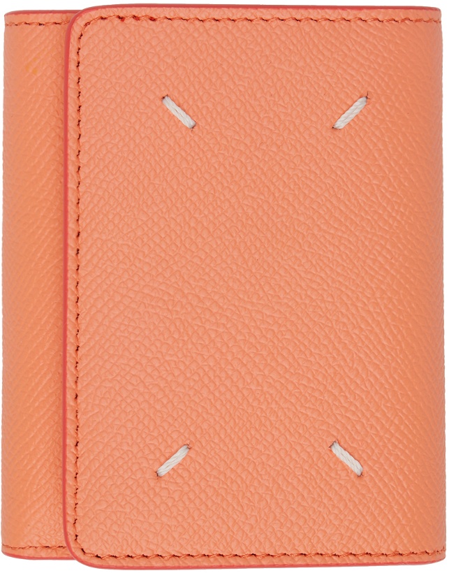 Photo: Maison Margiela Orange Leather Wallet