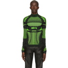 MISBHV Black and Green Europa Active Turtleneck