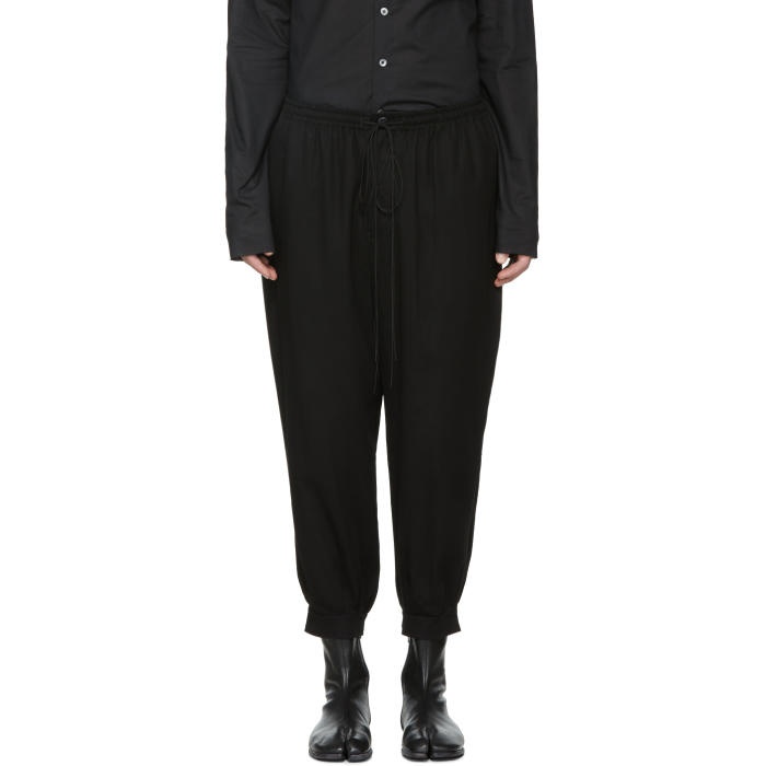 Photo: The Viridi-anne Black Loose-Fit Trousers