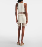 Loewe Paula's Ibiza embellished cotton crop top