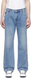 ICECREAM Blue Straight-Leg Jeans