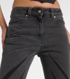 Dion Lee Darted mid-rise flared jeans