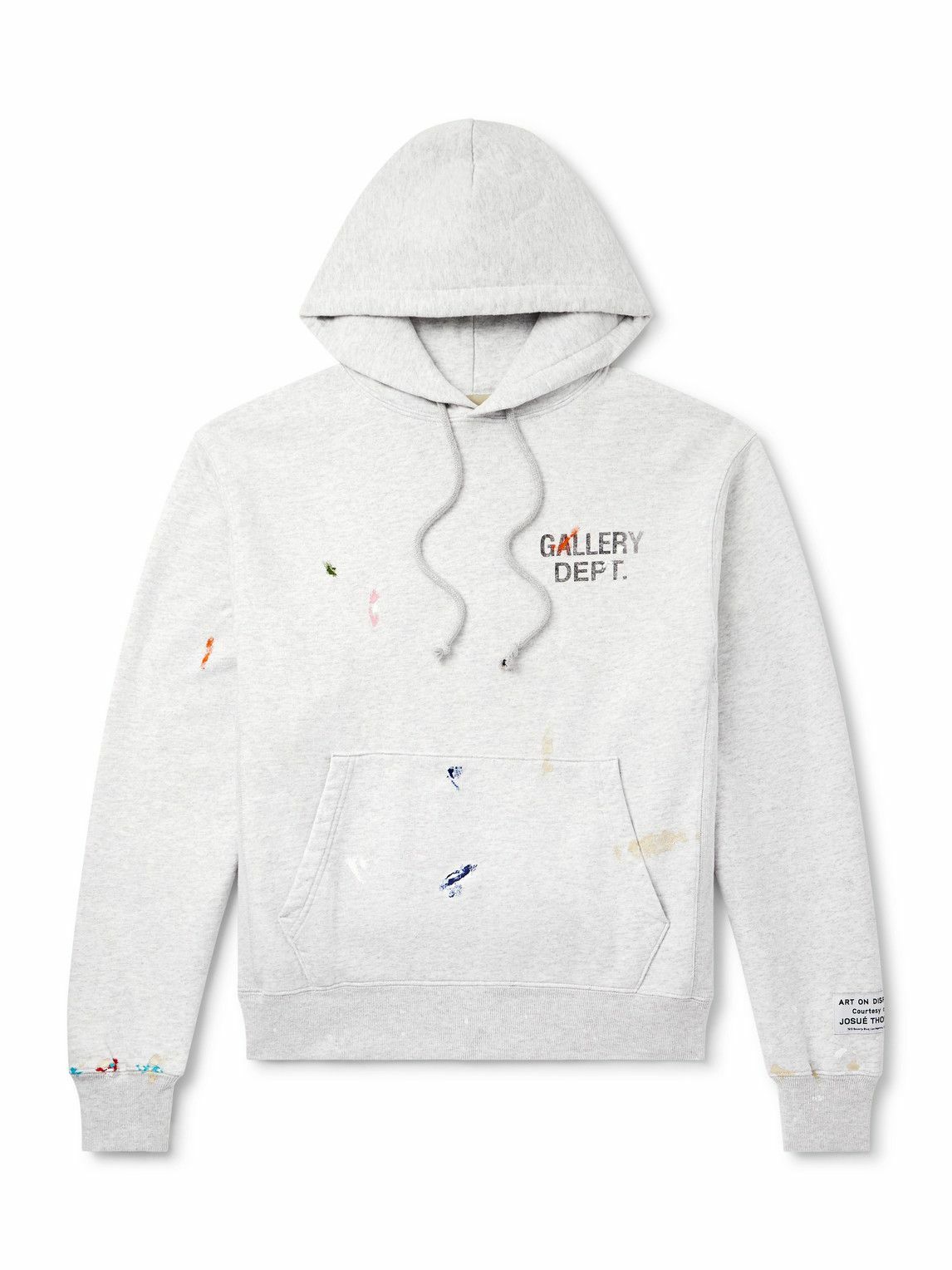 Gallery Dept. - Logo-Print Cotton-Blend Jersey Zip-Up Hoodie