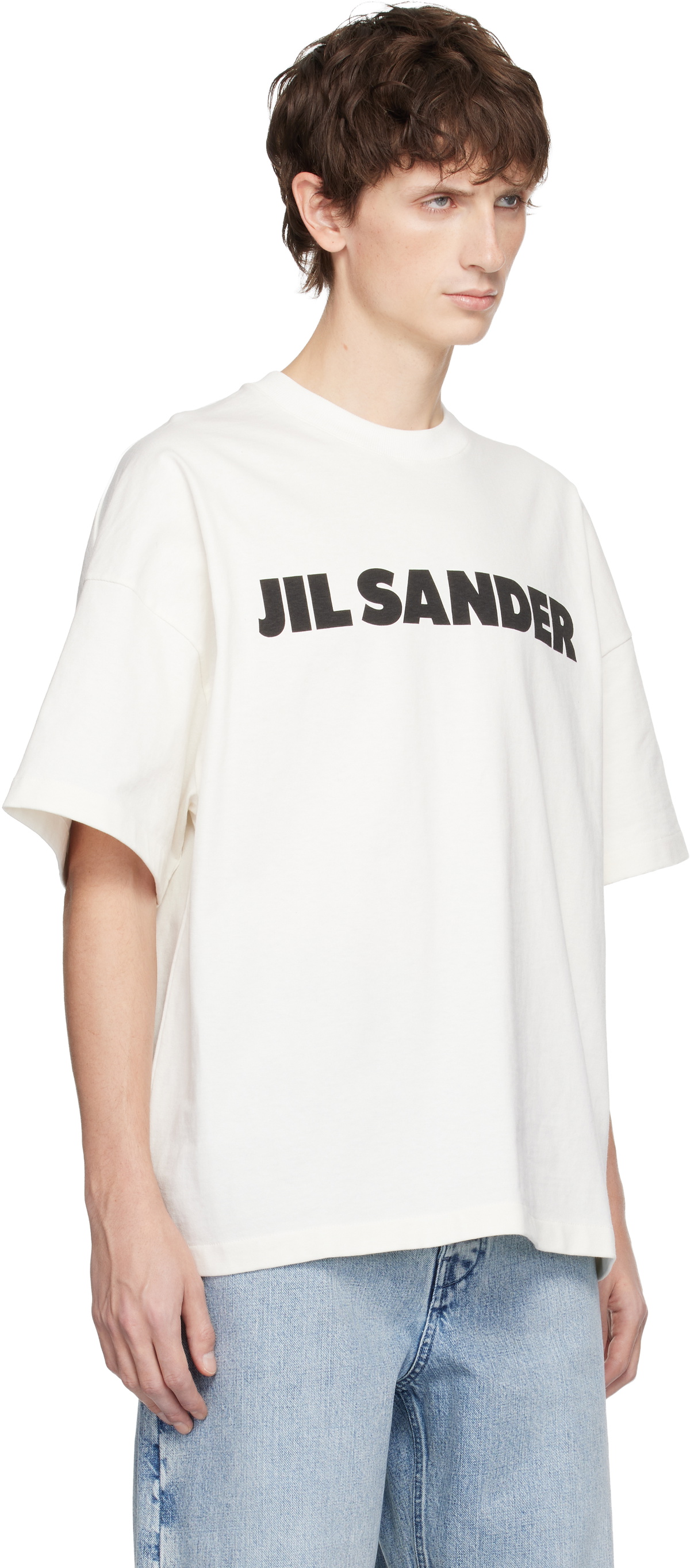 Jil Sander Off-White Logo T-shirt Jil Sander