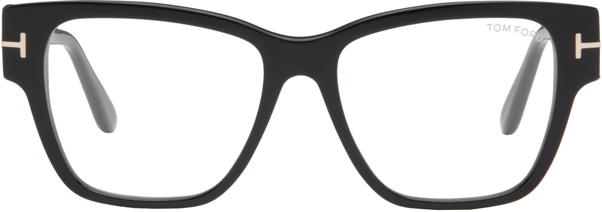 TOM FORD Black Blue Block Square Shape Glasses