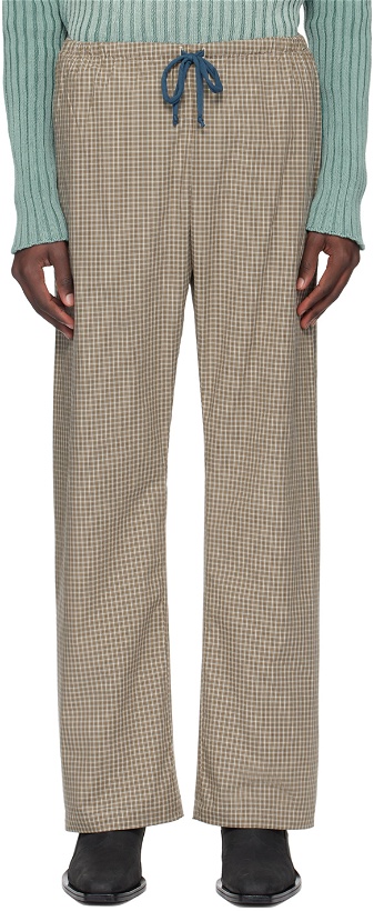 Photo: SC103 Brown Drawstring Trousers