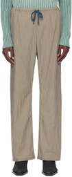 SC103 Brown Drawstring Trousers