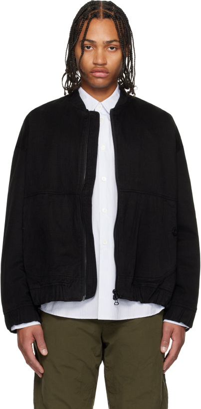Photo: CASEY CASEY Black Mika Blouson Bomber Jacket