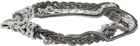 Emanuele Bicocchi Silver Chain Braided Bracelet