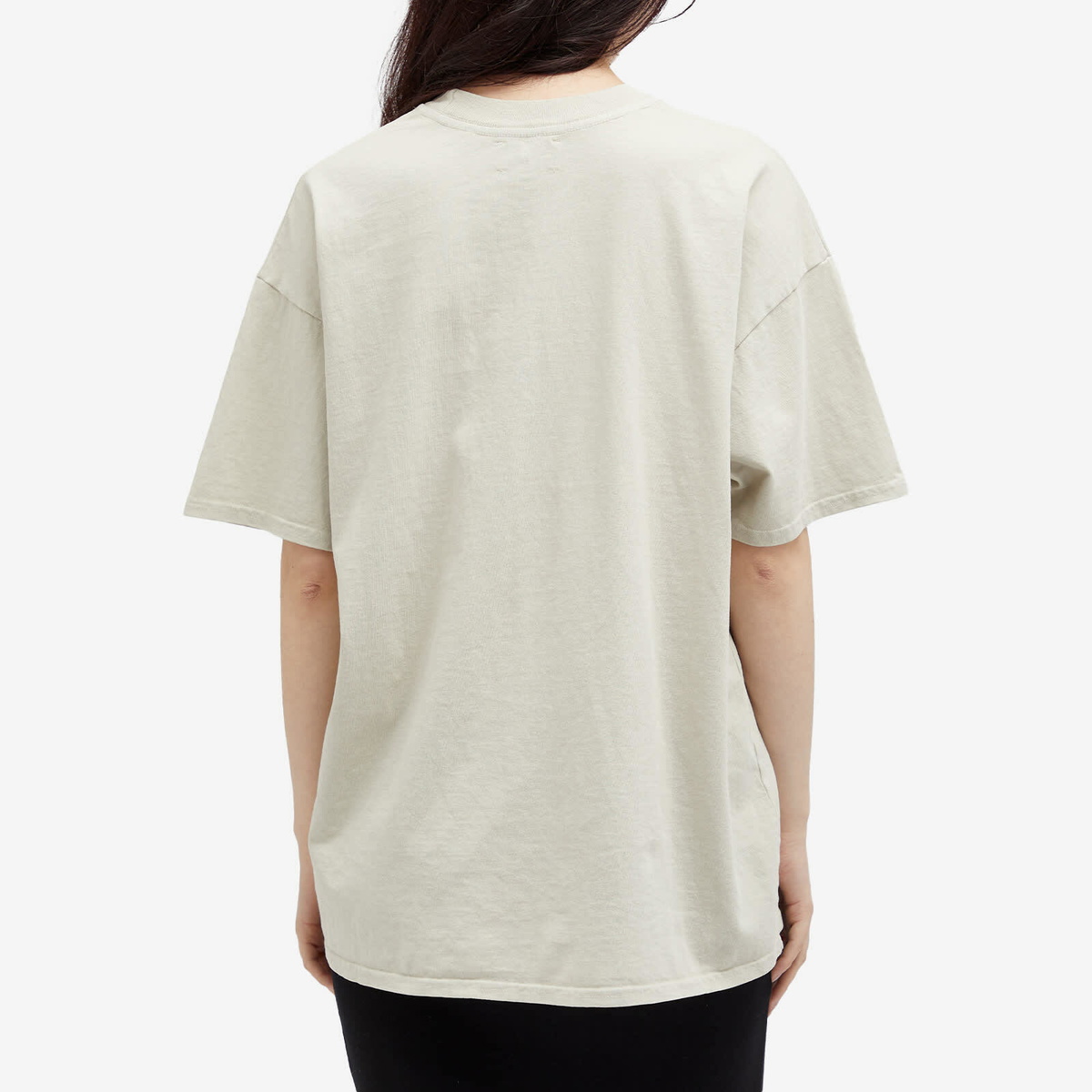 Joah Brown Women's Oversized Logo T-Shirt in Fog
