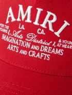 AMIRI - Arts District Logo-Embroidered Cotton-Canvas and Mesh Trucker Cap