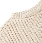 Jacquemus - Dégradé Ribbed-Knit Cotton Sweater - Yellow