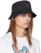 PS by Paul Smith Black Zebra Logo Bucket Hat