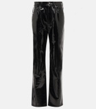 Agolde - 90s Pinch Waist leather-blend pants