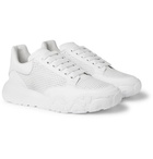 ALEXANDER MCQUEEN - Exaggerated-Sole Leather Sneakers - White