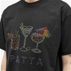 Patta Men's Its 5 O'Clock Somewhere T-Shirt in Black