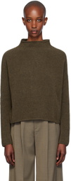 Filippa K Brown Mika Yak Funnelneck Sweater